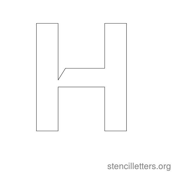 Modern Tech Free Printable Stencil Letters - Stencil Letters Org