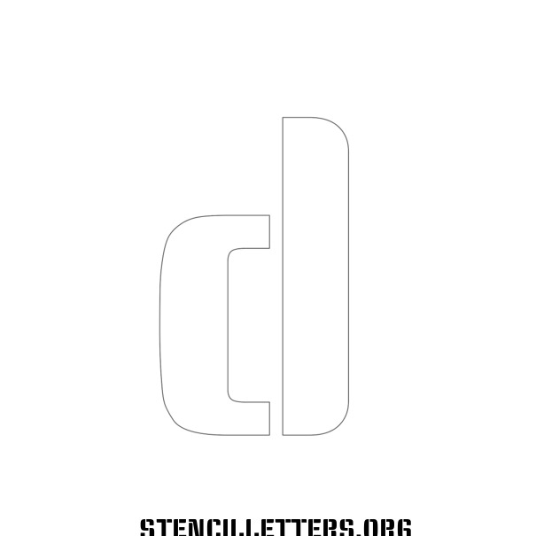 Modern Trend Free Printable Letter Stencils with Outline Cutout Letters ...