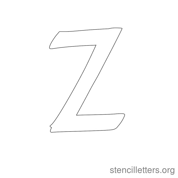 Pen Marker Handwriting Stencil Letters - Stencil Letters Org