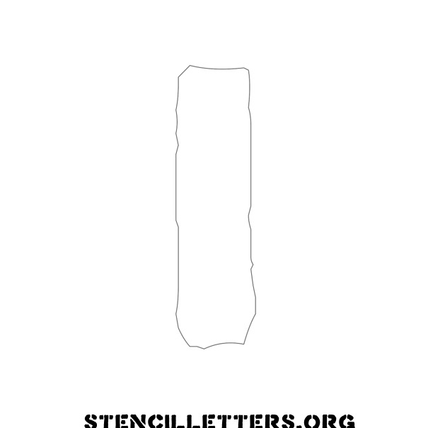 Rough Poster Free Printable Letter Stencils with Outline Cutout Letters ...