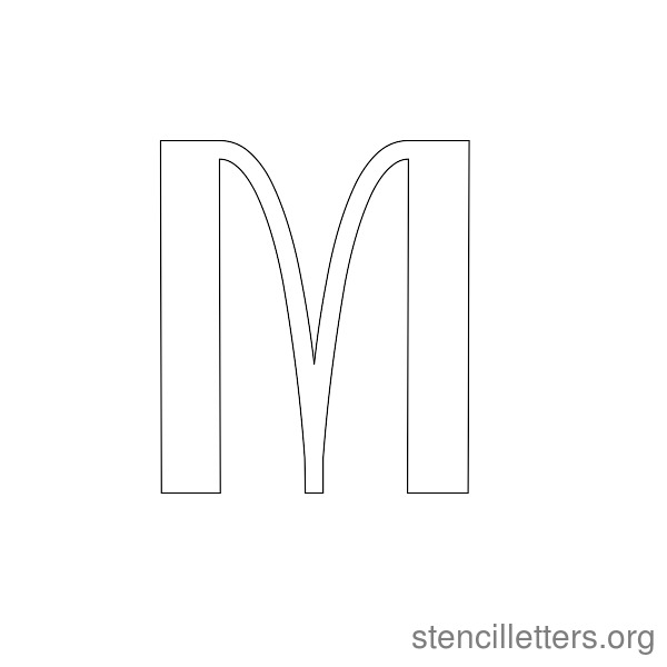 Simple Cursive Script Free Printable Stencil Letters - Stencil Letters Org