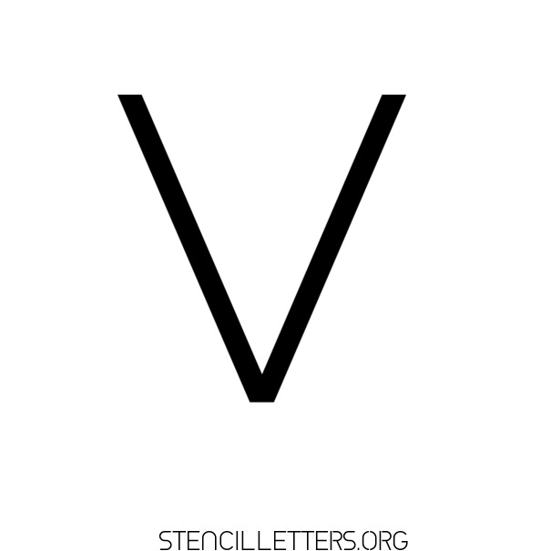 Thin Circle Free Printable Letter Stencils with Outline Cutout Letters ...