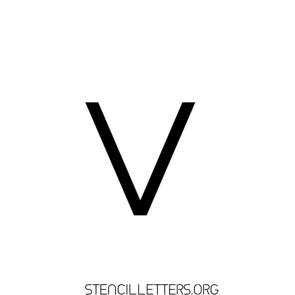 Thin Circle Free Printable Letter Stencils with Outline Cutout Letters ...
