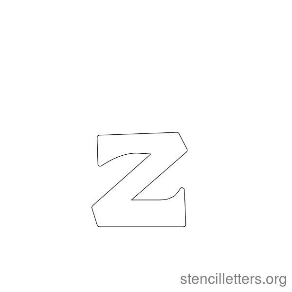 Whimsical Style Free Printable Stencil Letters - Stencil Letters Org