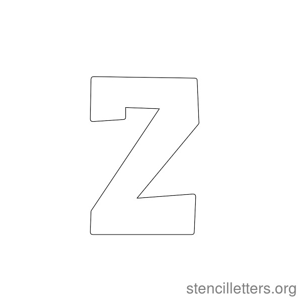 Whimsical Stencil Letters - Stencil Letters Org