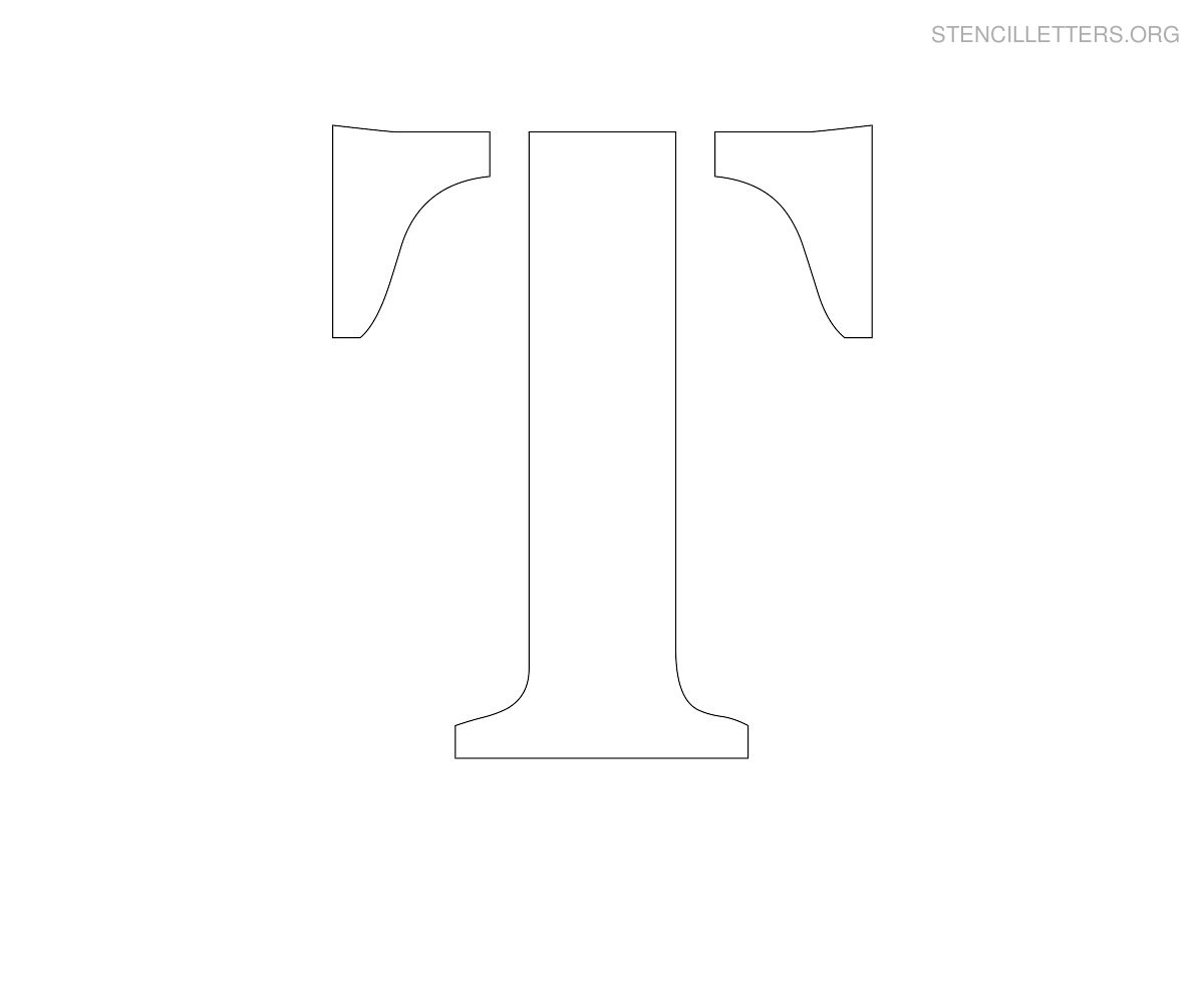 stencil letters t printable free t stencils stencil letters org