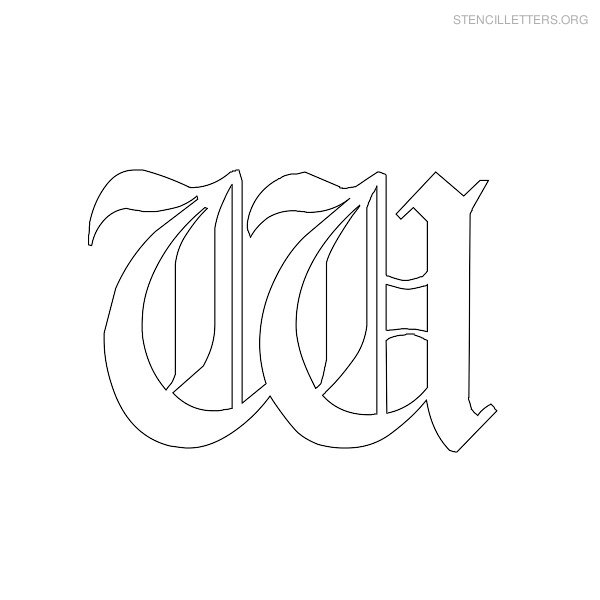 Stencil Letter Gothic W